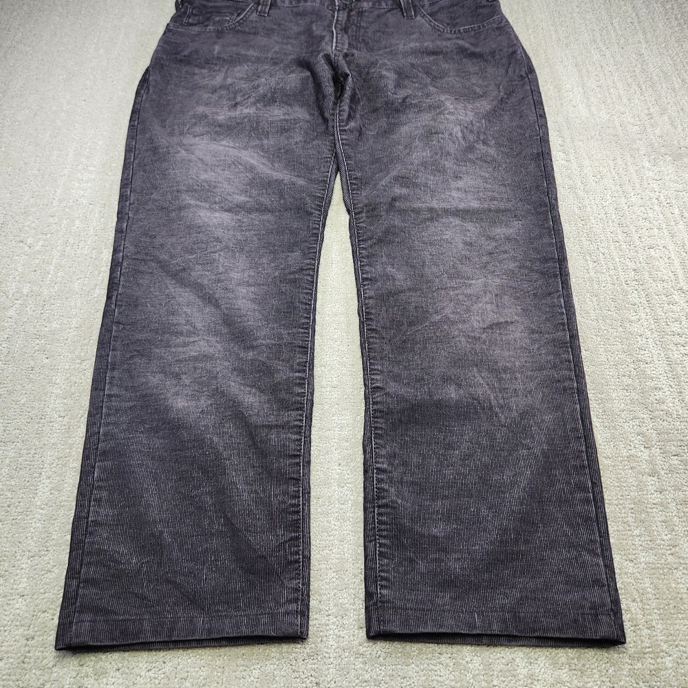 34 Heritage Pants Men 38x30‎ *READ Courage Straight Micro Corduroy Dark Gray